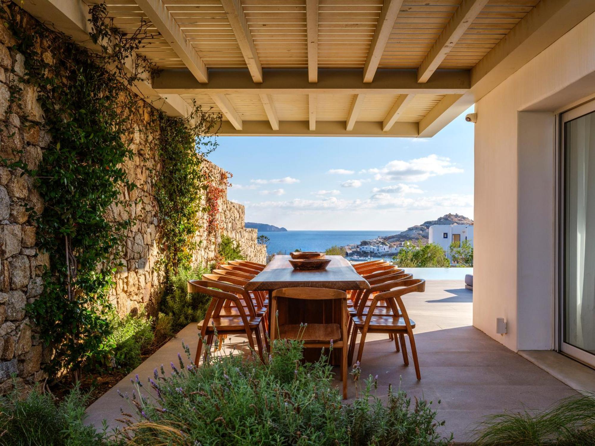 Blue Eye Grand Villa Mykonos كالافاتيس المظهر الخارجي الصورة