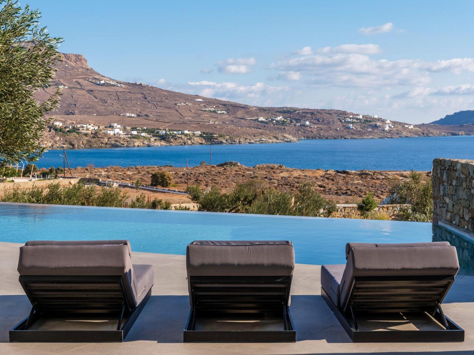 Blue Eye Grand Villa Mykonos كالافاتيس المظهر الخارجي الصورة