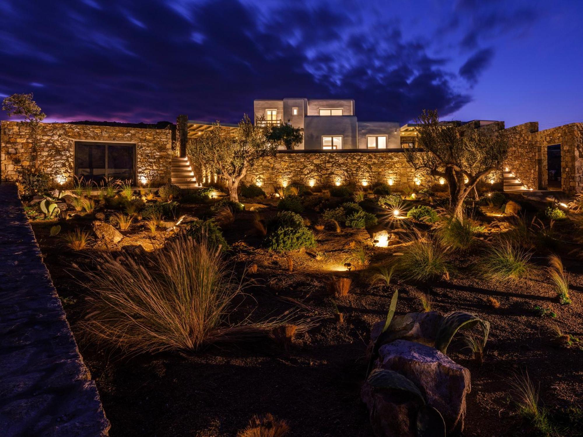 Blue Eye Grand Villa Mykonos كالافاتيس المظهر الخارجي الصورة