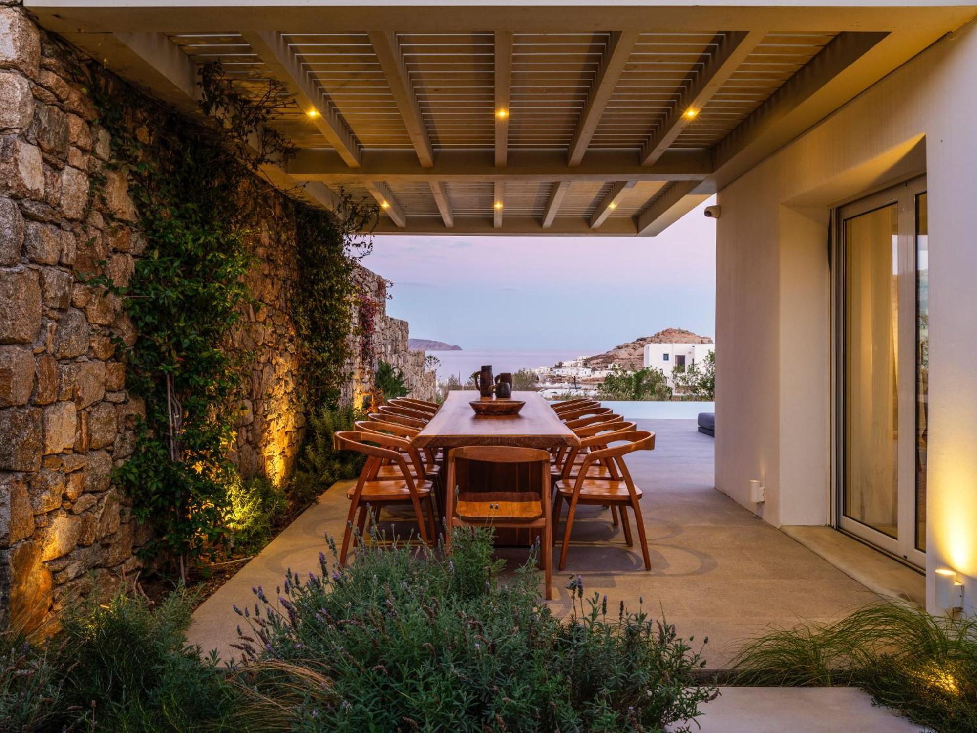 Blue Eye Grand Villa Mykonos كالافاتيس المظهر الخارجي الصورة