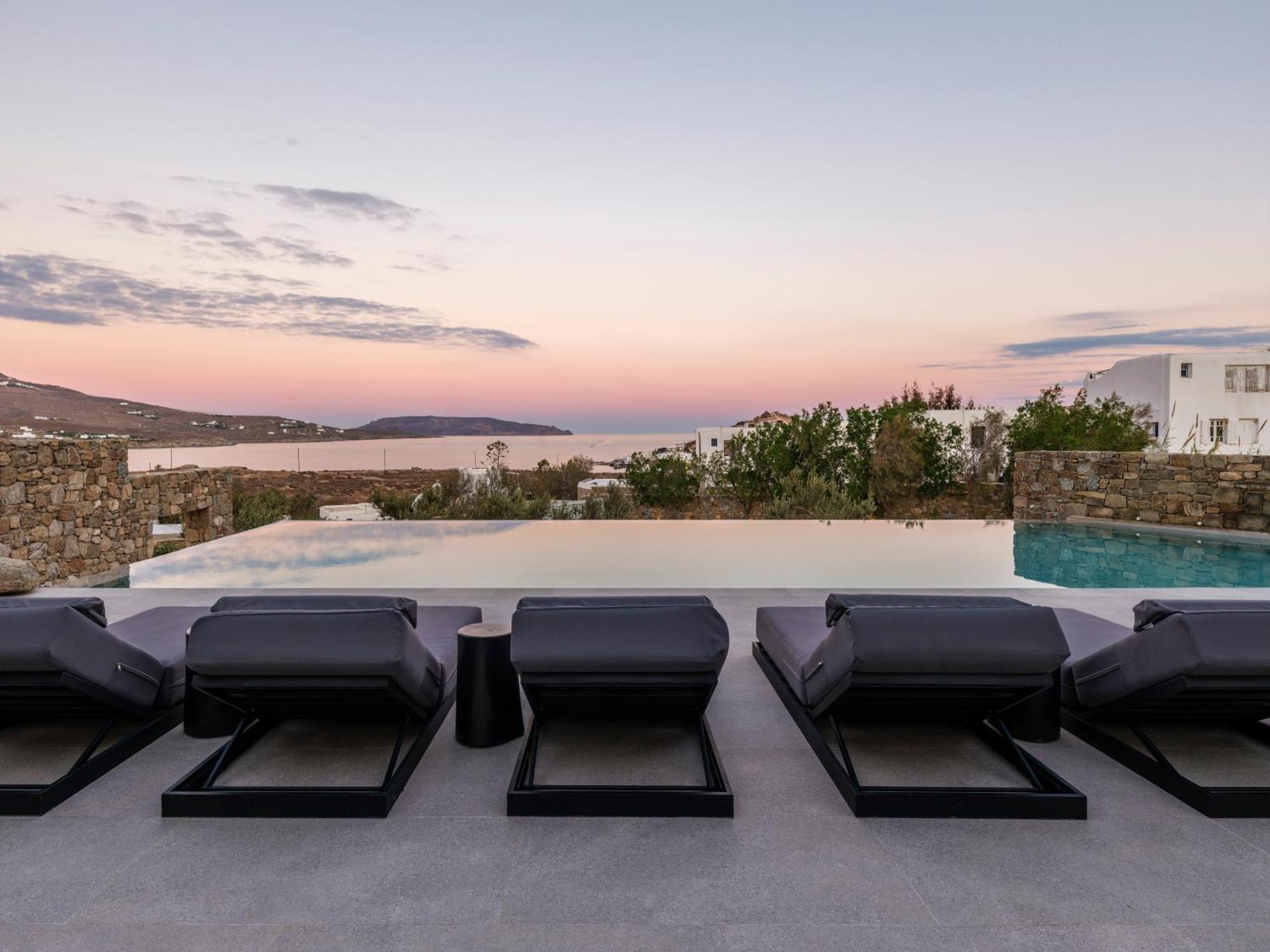Blue Eye Grand Villa Mykonos كالافاتيس المظهر الخارجي الصورة