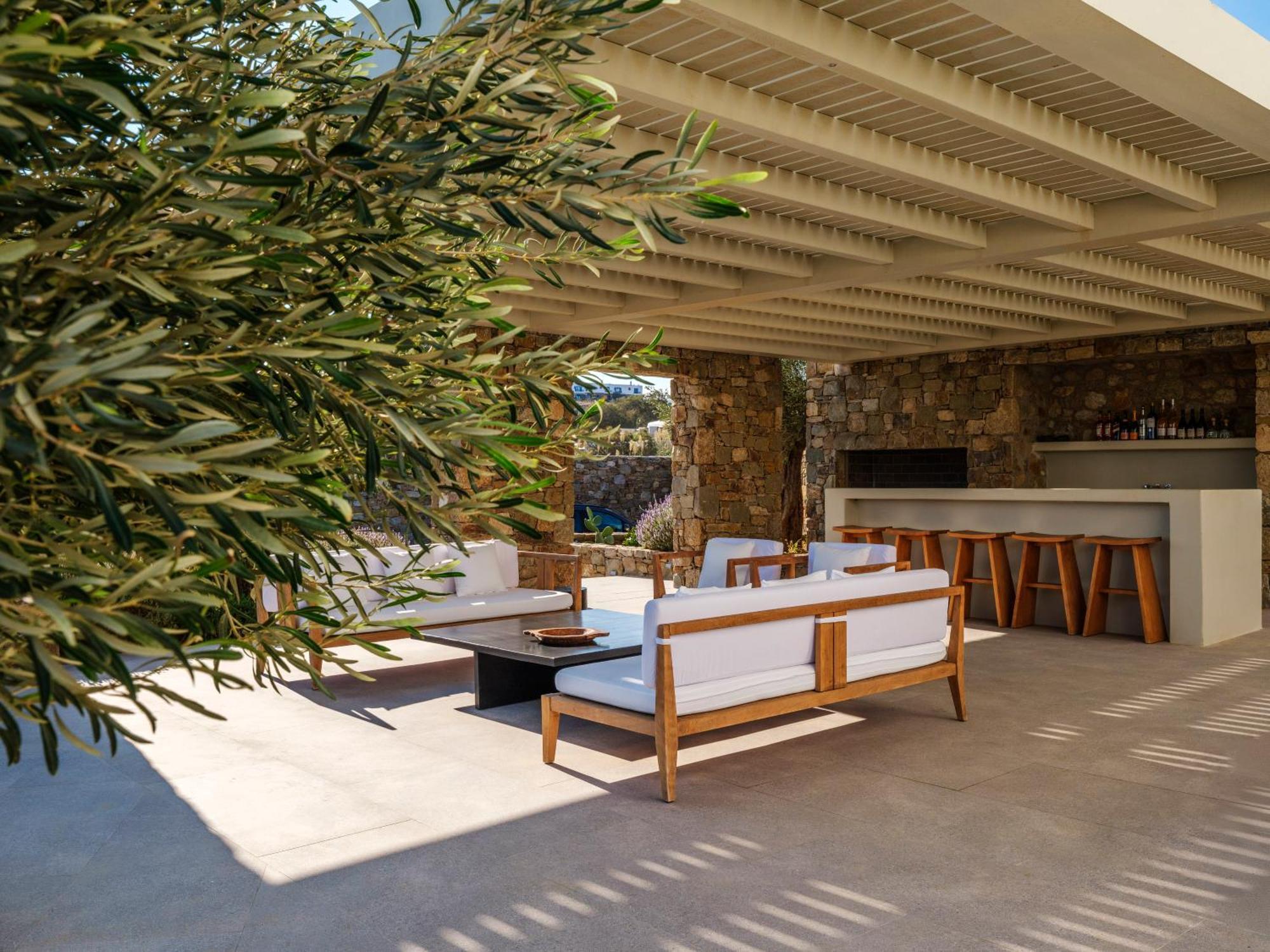 Blue Eye Grand Villa Mykonos كالافاتيس المظهر الخارجي الصورة