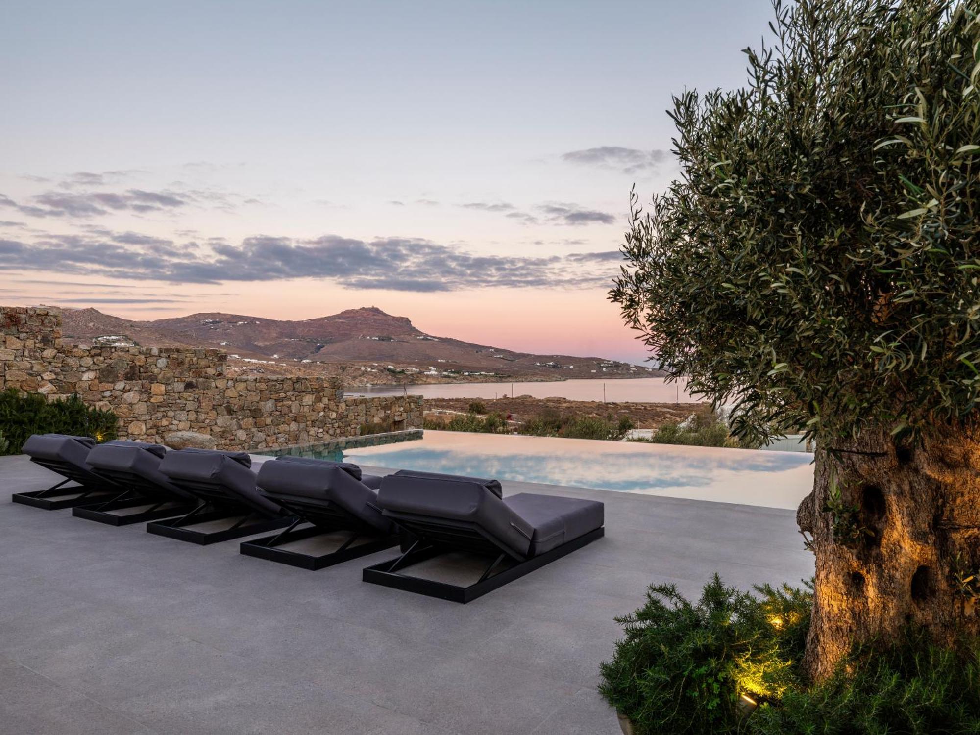 Blue Eye Grand Villa Mykonos كالافاتيس المظهر الخارجي الصورة
