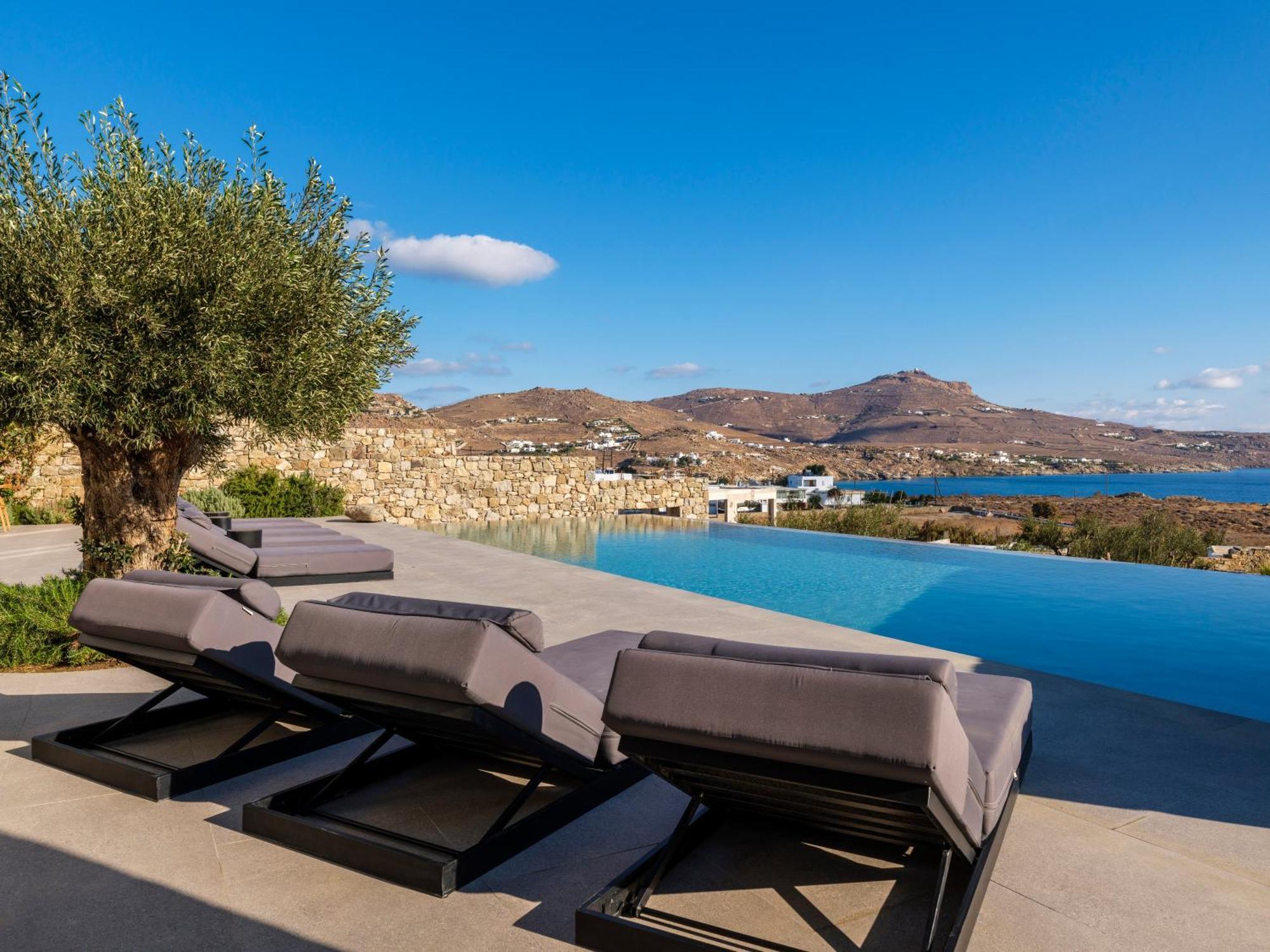 Blue Eye Grand Villa Mykonos كالافاتيس المظهر الخارجي الصورة