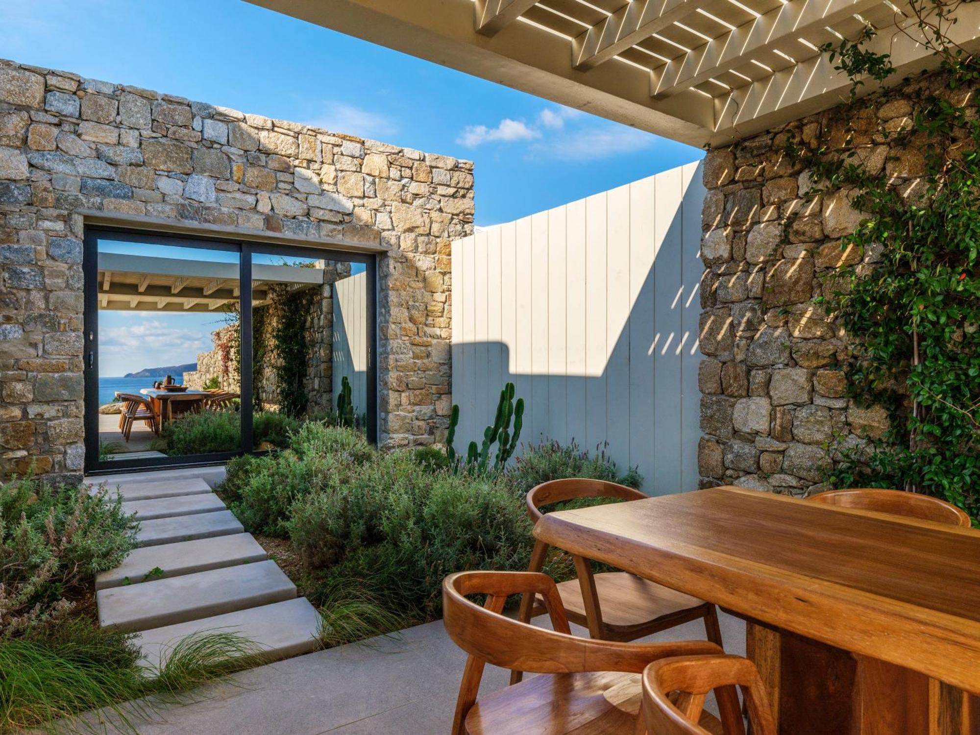 Blue Eye Grand Villa Mykonos كالافاتيس المظهر الخارجي الصورة