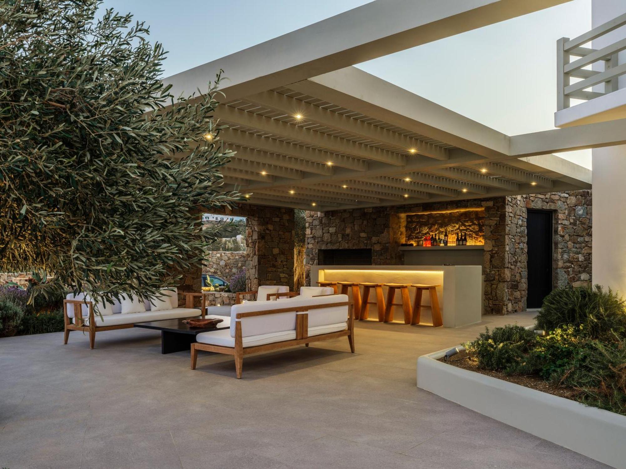 Blue Eye Grand Villa Mykonos كالافاتيس المظهر الخارجي الصورة