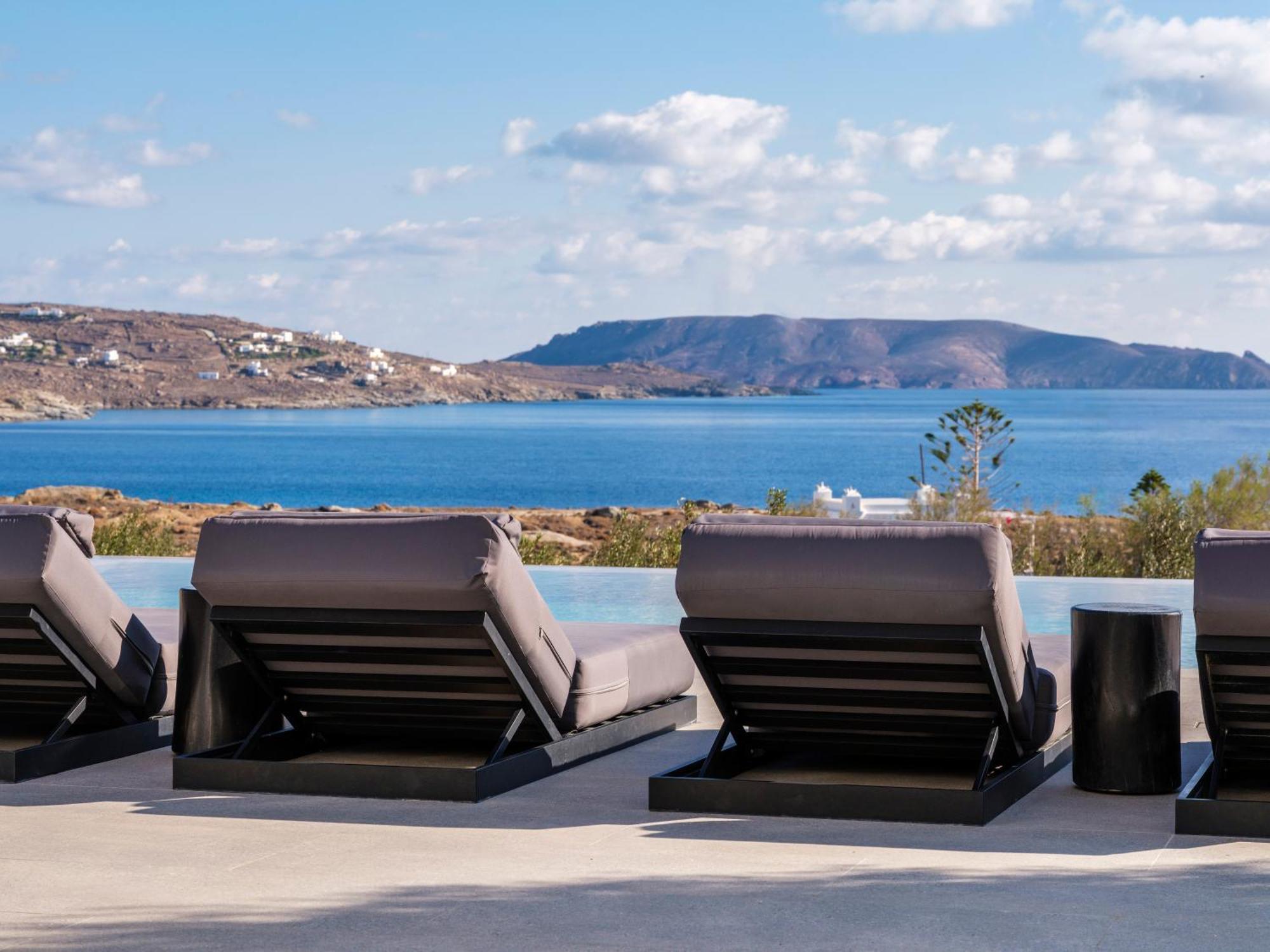 Blue Eye Grand Villa Mykonos كالافاتيس المظهر الخارجي الصورة