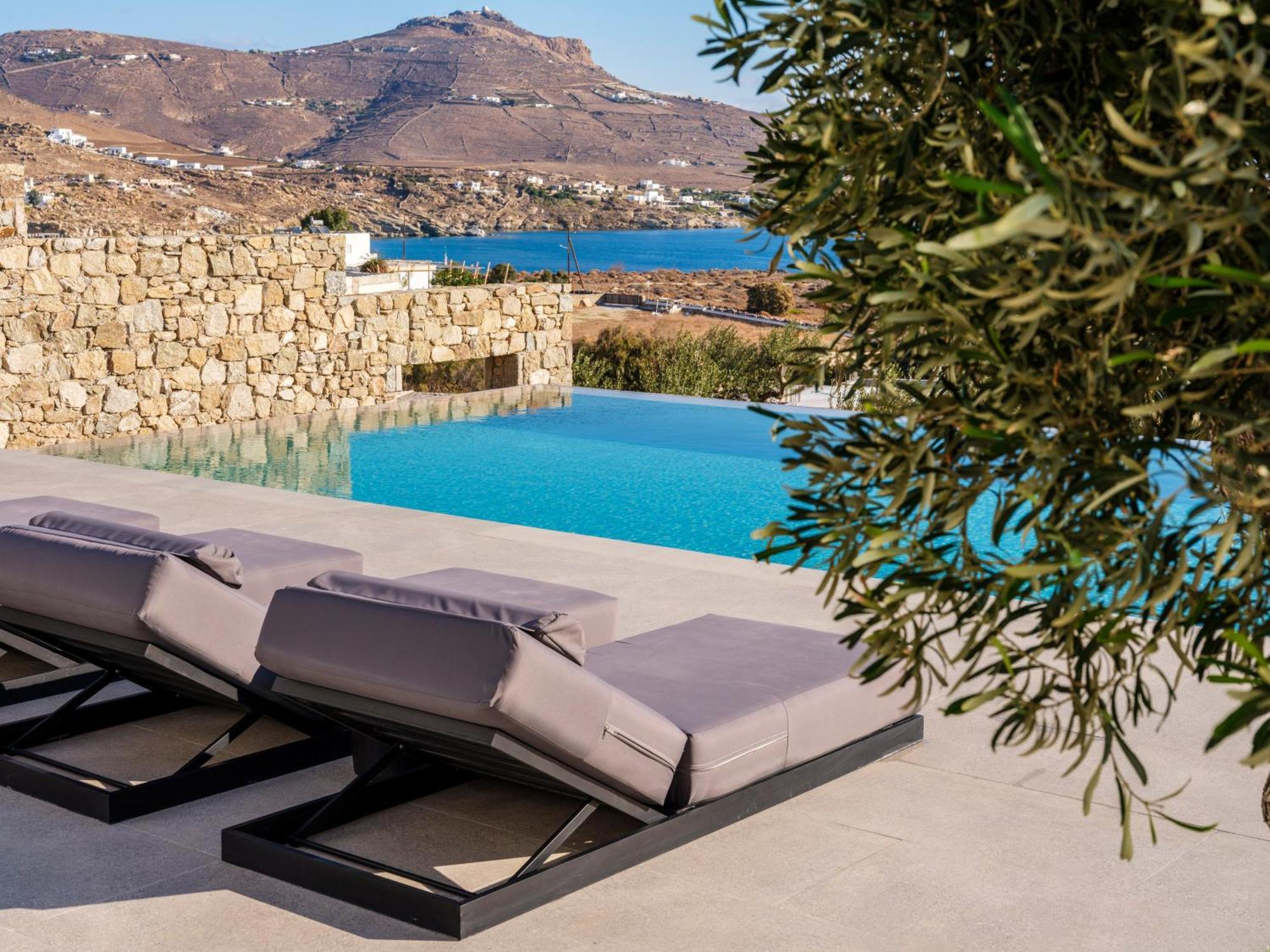 Blue Eye Grand Villa Mykonos كالافاتيس المظهر الخارجي الصورة