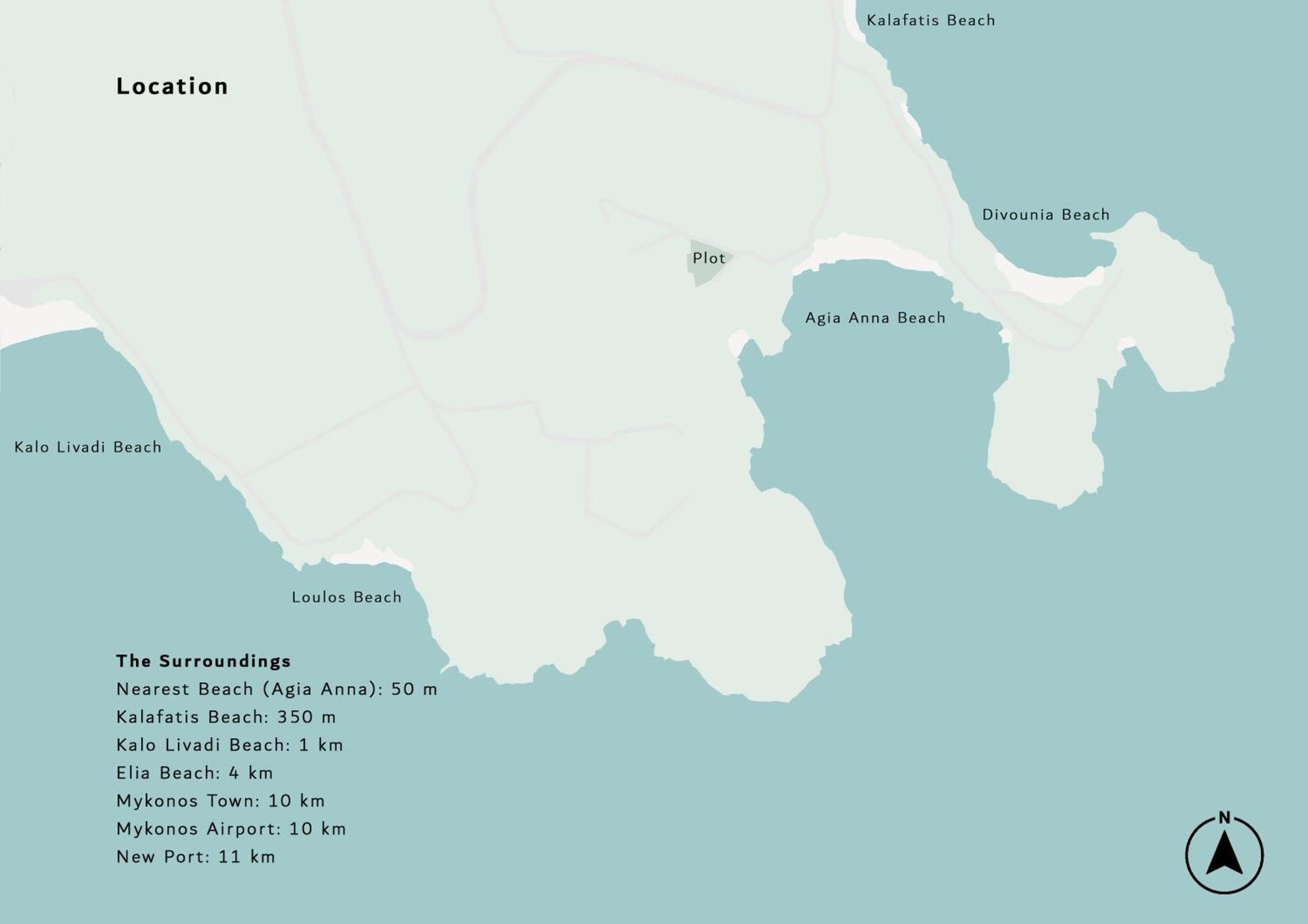 Blue Eye Grand Villa Mykonos كالافاتيس المظهر الخارجي الصورة